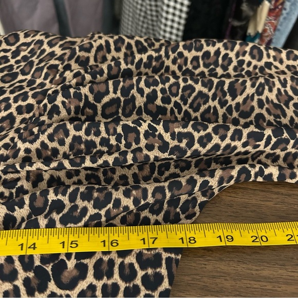 ❤️ NWT Never Fully Dressed Wrap Dress Brown Leopard Print Size Large UK 12 - Picture 9 of 12